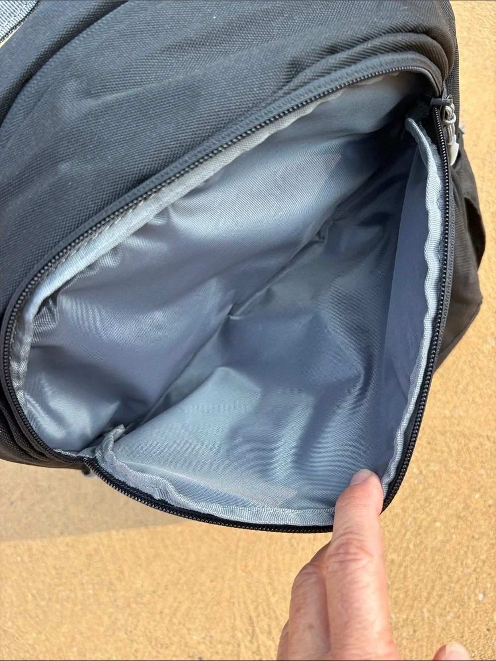 NWT Embark Black Water Repellent Backpack